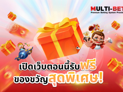 เปิดเว็บใหม่ ได้รับของแถมพิเศษ